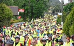 kolumna uczestników rajdu (2.06.2013 r.)