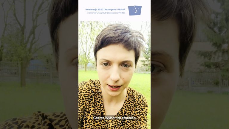 Kaja Puto nominowana do Polsko-Niemieckiej Nagrody Dziennikarskiej 2020!