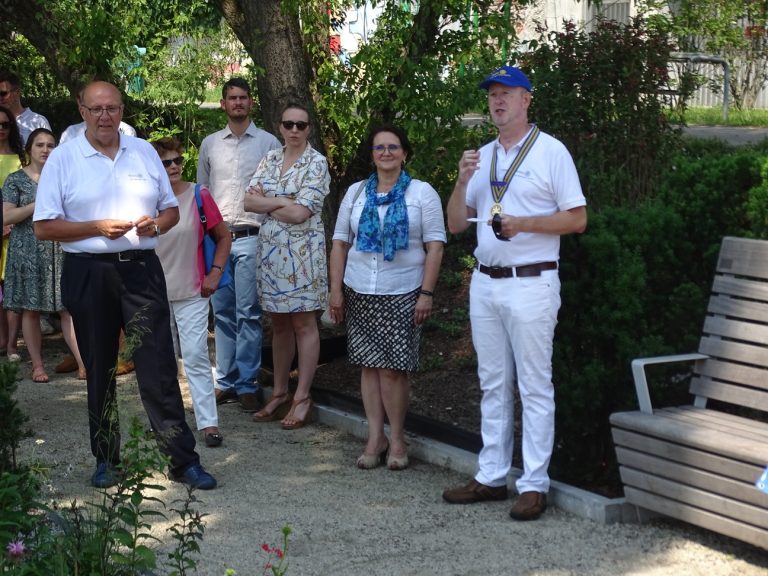 Rotarische Gemeinschaftsspende in den Deutsch-Polnischen Garten in Warschau, 28.06.2020
