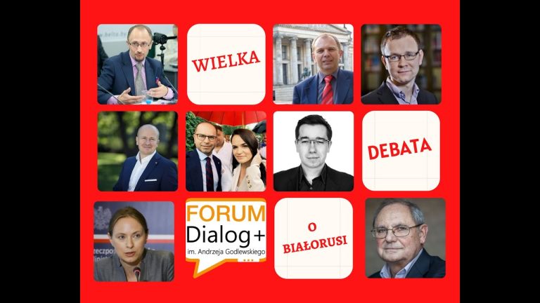 Debata Forum Dialog Plus: Przyszłość Białorusi i Europy.