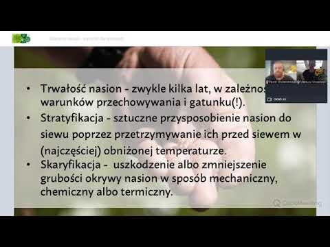 Warsztat Mateusza Skłodowskiego ze zbierania nasion 15.09.2020