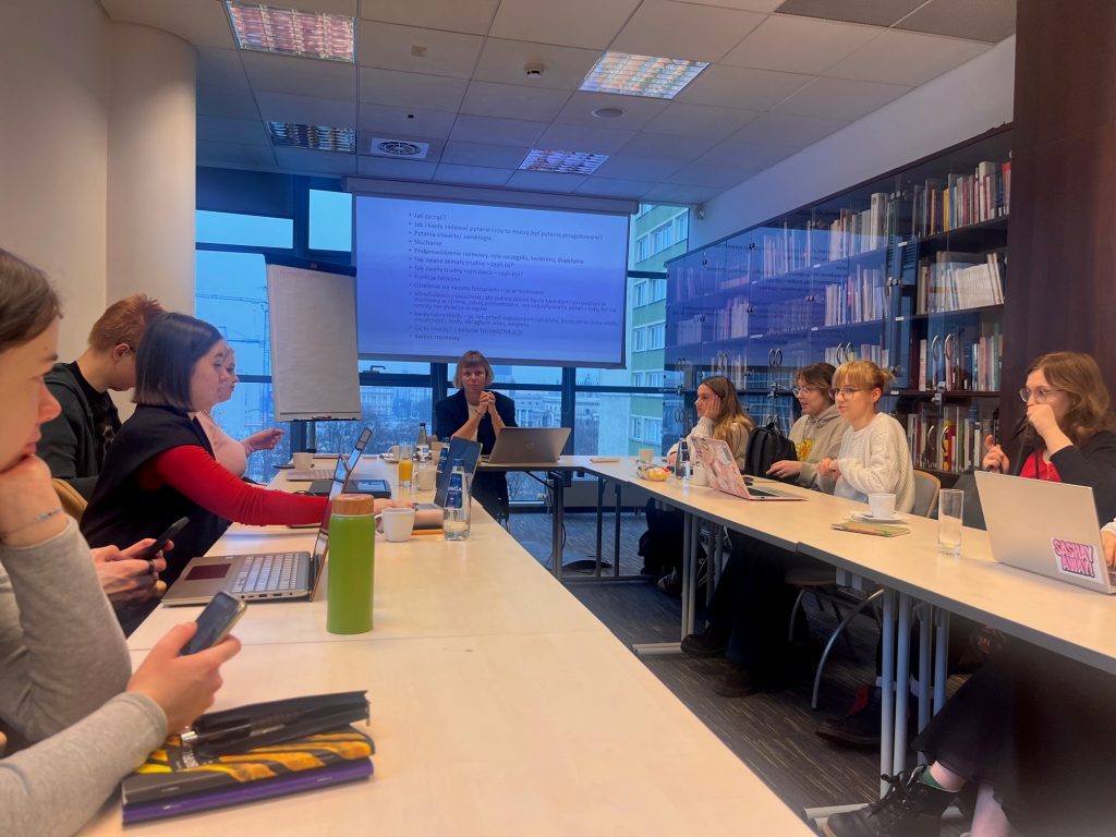Warsztat Młodej Redakcji 10-11 luty 2023. Prowadzenie: Karolina Sulej