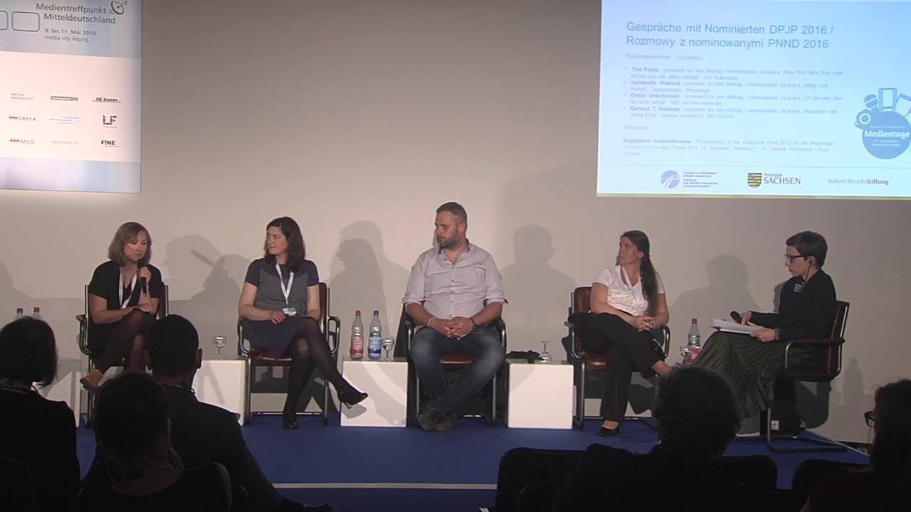 Deutsch-Polnische Medientage 2016: Small-Talk mit einigen Nominierten zum Mazowiecki-Preis 2016