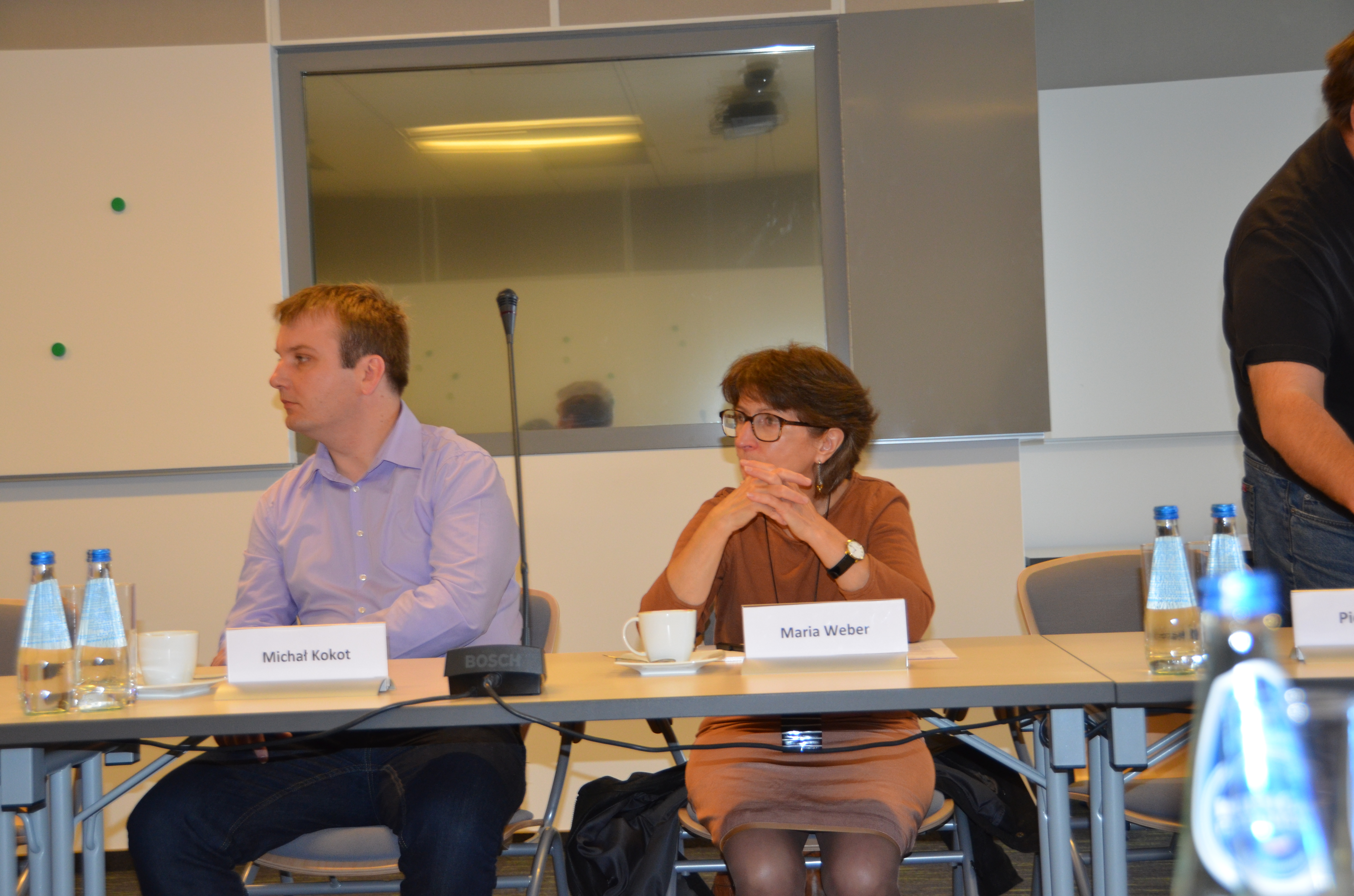 Journalistenbriefing vor den Wahlen in Deutschland im Konferenzzentrum Zielna