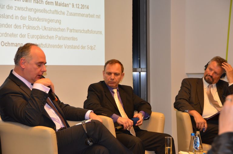 „Europejska polityka wschodnia w rok po Majdanie” – Paweł Zalewski, Gernot Erler 9.12.2014 w FWPN