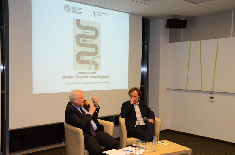 Rozmowa o książce „Niemiec. Wszystkie ucieczki Zygfryda” – 13.10.2016