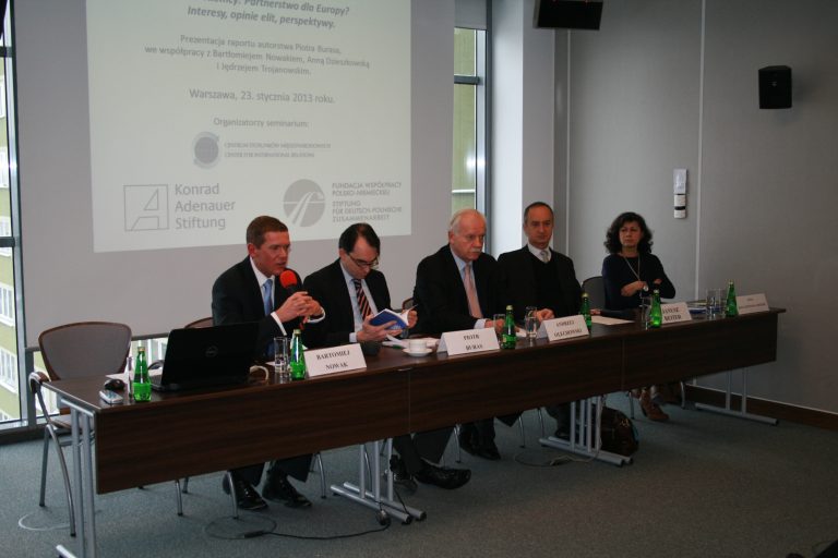 Polska-Niemcy: Partnerstwo dla Europy? – raport CSM, KAS, FWPN