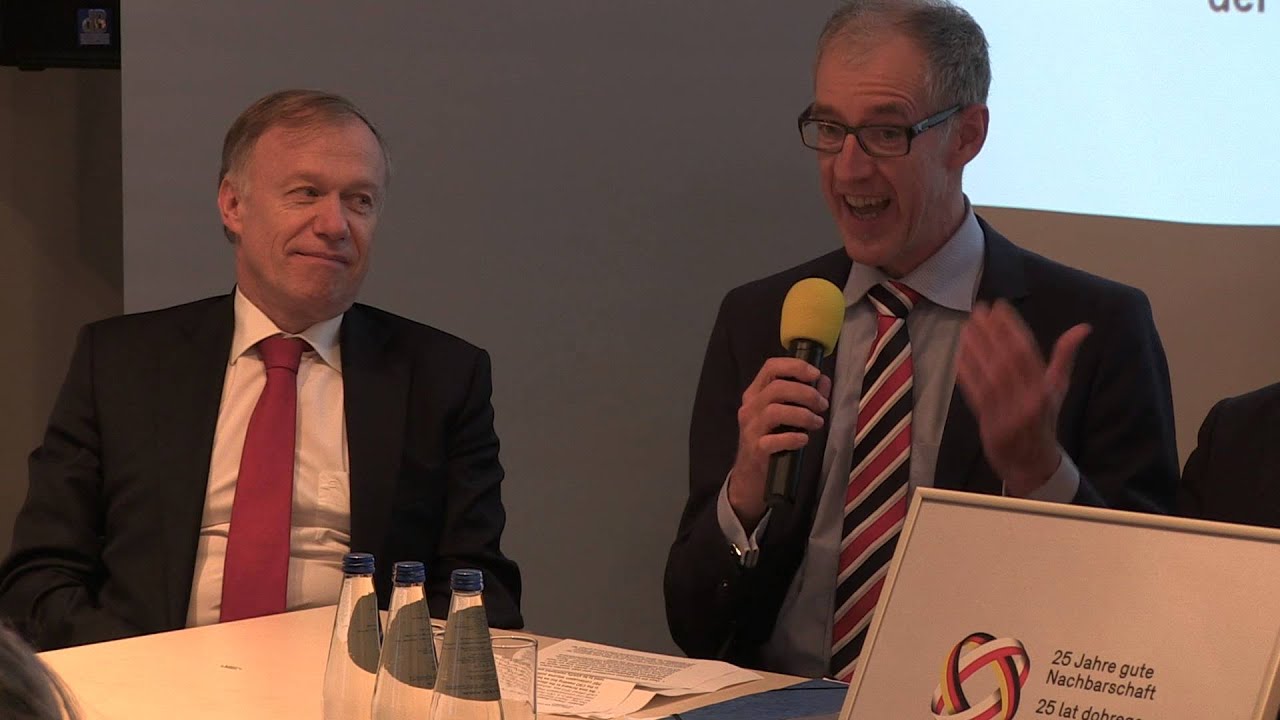 Vorstellung des Logos und der Internetpräsenz des 25. Jubiläumsjahres des Nachbarschaftsvertrages