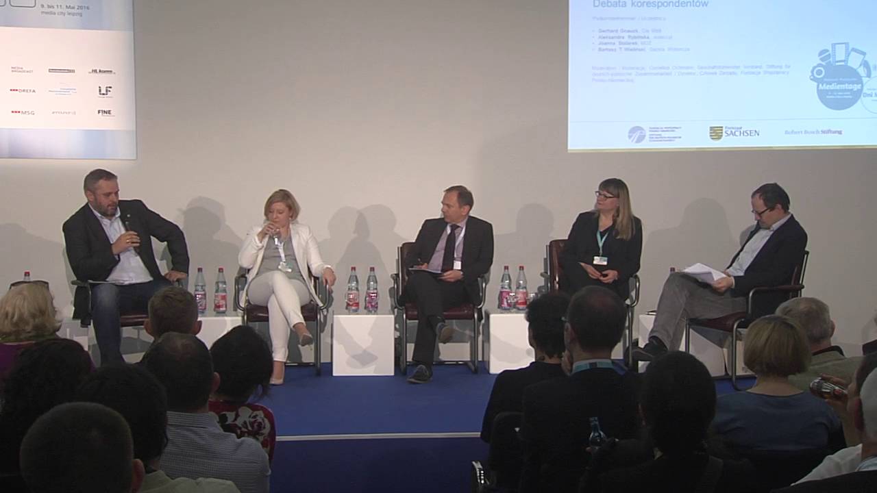 Deutsch-Polnische Medientage 2016: Korrespondentendebatte