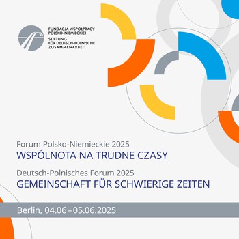 Forum Polsko-Niemieckie 2025 – Save the date