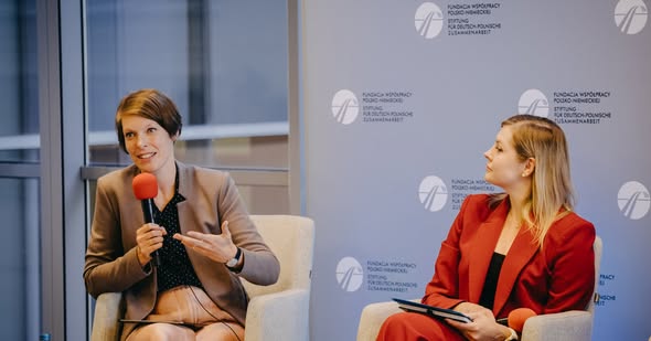 FOTORELCJA: Czy Niemcy odwrócą się od USA? Konsekwencje wojny na Bliskim Wschodzie dla relacji niemiecko-amerykańskich / ROZMOWY O NIEMCZECH (fot. Maciek Jaźwiecki)